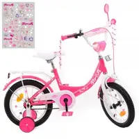 Велосипед детский Profi Princess Y1413 14 дюймов розовый