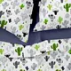 Двуспальная постель с простыней на резинке CACTUS CS16