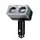 Адаптер автомобільний HOCO Smart dual cigarette lighter car charger Z65 |2DC, 240W|