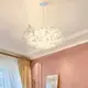 Люстра светодиодная подвесная LED светильник для квартиры на потолок лэд 27638 Белый 25-180х50х50 см.