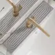 Набор для ванной комнаты и душа коврик для ног,подставка,накладка-коврик на раковину,цвет светло-серый
