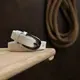Кожаный женский ремень Vintage 20762 Белый