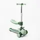 Самокат трехколесный с сидением Skyper Q-30-10 колеса PU со светом и музыкой. Green (189154)