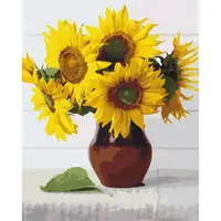 Картина по номерам "Солнце-цветы" Brushme BS52541 40х50 см