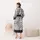 Кимоно женское из плюшевого велюра Kimono Snow Leopard 18371 S