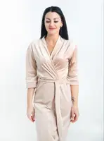 Жіночий Велюровий Халат 702 - Мокко (S-XL)