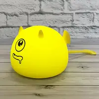 Силіконовий сенсорний нічник LED Монстрік (жовтий)