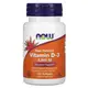 Витамины и минералы NOW Vitamin D3 2000 IU, 120 капсул