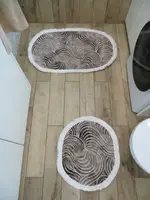 Набір килимків для ванної кімнати, 2 шт, Carpet One Туреччина