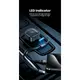 Адаптер автомобильный USAMS Car Charger With 2IN1 Retractable Cable Type-C+Lightning US-CC219 C41 |30W, PD/QC|