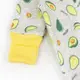 Мужчина начесный для младенцев на молнии с авокадо Avocado