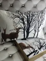 Foresty сатинова постільна білизна. Євро розмір. Dijital Belizza Туреччина.