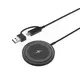 Беспроводное зарядное устройство 15W Wireless Charger Fast Charging черное