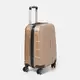 Чемодан маленький 4 колеса Ricco Grande T1ABS550gold-M