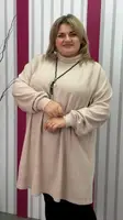 Тепла подовжена туніка гольф "Хвилинка" 5х 6х 7х 8х