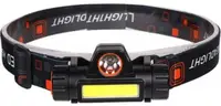 Фонарь налобный TOTO OR-101 (USB Gharge) Black