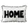 Подушка из мешковины с помпонами Home 45x32 см (43PHBP_CASA006)
