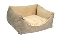 Лежак 304014 Zoobaza - серый+св.серый, 40х50х19