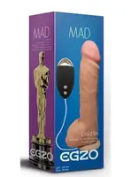 Вибратор на присоске EGZO Ciberskin DVR006 ( 23,5 см х 5 см )