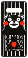 Чехол-накладка TOTO Cartoon Print Glass Case Samsung Galaxy S10+ Kumamon