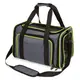Сумка переноска для кошек и собак 66x38x26 см CosmoPet CP-05 (S) Grey-Green