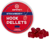 Пеллетс Brain Hook Pellets Strawberry клубника 8мм 70г 1858-53-79