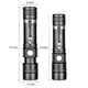 Тактический фонарь Bailong BL-518/8518-T6 3 режима работы zoom с/у microUSB кейс, карманный мини фонарь