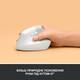 Мышь компьютерная безпроводная Logitech Lift Vertical Ergonomic Mouse Off-White L910-006475 белая