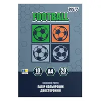 Папір кольоровий двосторонній А4 YES Football 955503 20 аркушів