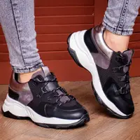 Женские кроссовки Fashion Bruiser 1659 39 размер 24,5 см Черный