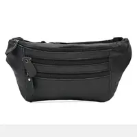 Чоловічі шкіряні сумки Borsa Leather K102-black