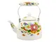 Чайник эмалированный 2 л White Handle Роза Zauberg 8-L-2 83095