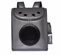 Рюкзак для перенесення тварин CosmoPet CP-20 для котів та собак Black Carbon