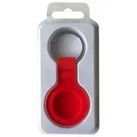 Брелок для AirTag Silicone FULL Key Ring с карабином, Red (314999)