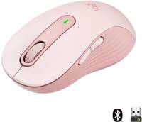 Миша комп'ютерна безпровідна Logitech Signature M650 L Wireless Mouse Rose L910-006237 рожева