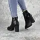 Ботильоны женские Fashion Skid 2221 40 размер 25,5 см Черный