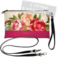 Клатч через плечо 25x15 см (KL_GL_ROZ007)