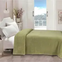 Простирадло Iris Home махрова - Green olive 190*220