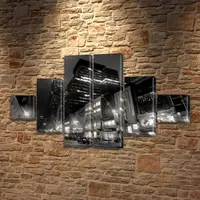 Модульные картины на кухню на Холсте, 90x160 см, (25x25-2/55х25-2/90x25-2)