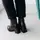 Ботильоны женские Fashion Santan 3288 40 размер 25,5 см Черный