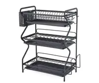 Сушка для посуды настольная Edenberg EB-17987 53x54x24 см черная