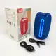Портативная Bluetooth колонка TG653 USB с ремешком, Беспроводная колонка портативная мощная. Цвет: синий