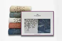 Подарунковий набір рушників Premium Bamboo 500 g/m2 50х90см 2 шт. Amore Bej - Mint