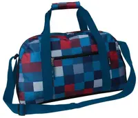 Спортивная сумка для фитнеса в клетку 23L Corvet