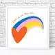 Постер в рамке Love is in the air 30x30 см (WKMT_21L005_WH)