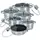 Набор кастрюль из нержавеющей стали 12 предметов Bohmann BH 1275 MRB