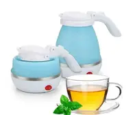 Портативний складний силіконовий чайник Foldable Kettle електричний чайник електрочайник