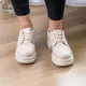 Броги женские Fashion Velvet 3262 41 размер 26 см Бежевый