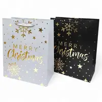 Пакет паперовий LARGE XMAS Merry1 26x12,7x32,4, 210gsm ,асорті
