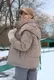Куртка женская бежевая еврозима код П849